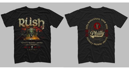 Maglietta rush philadelphia - maglietta,