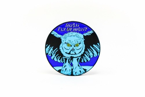 Rush badge pin - rush, fly