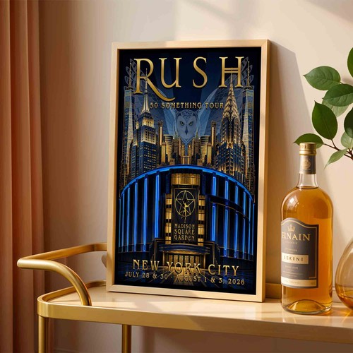 Stampa poster concerto - rush, |