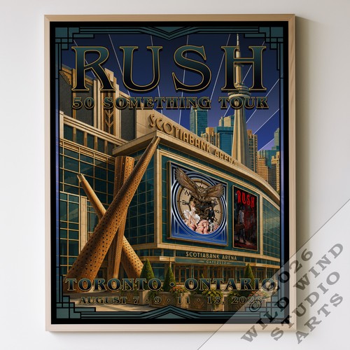 Poster concerto rush toronto - toronto,