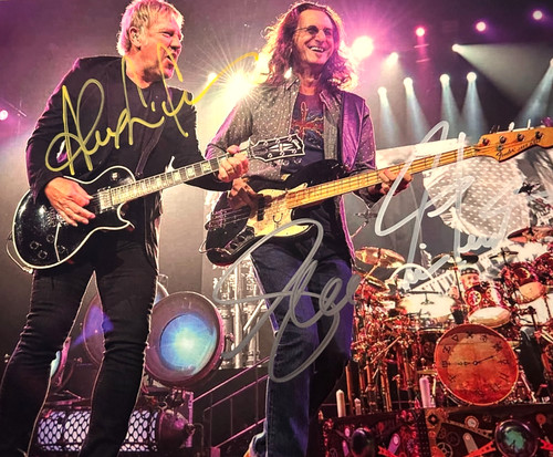 Rush band signed - rush:,